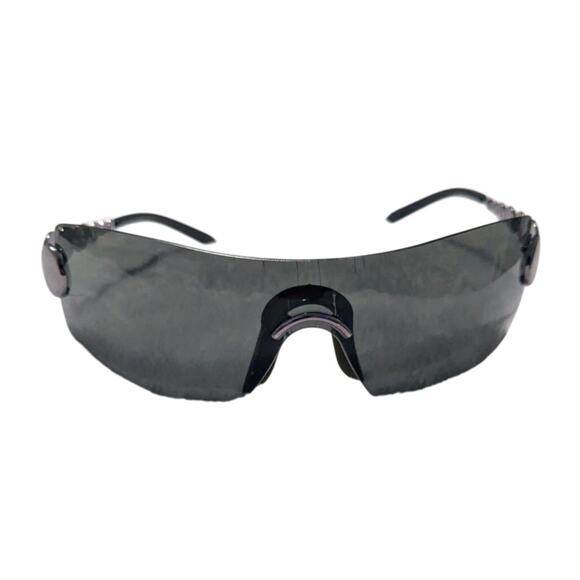 Christian Dior Black Millenium Shield Sunglasses | eBay Christian Dior Black Millenium Shield Sunglasses